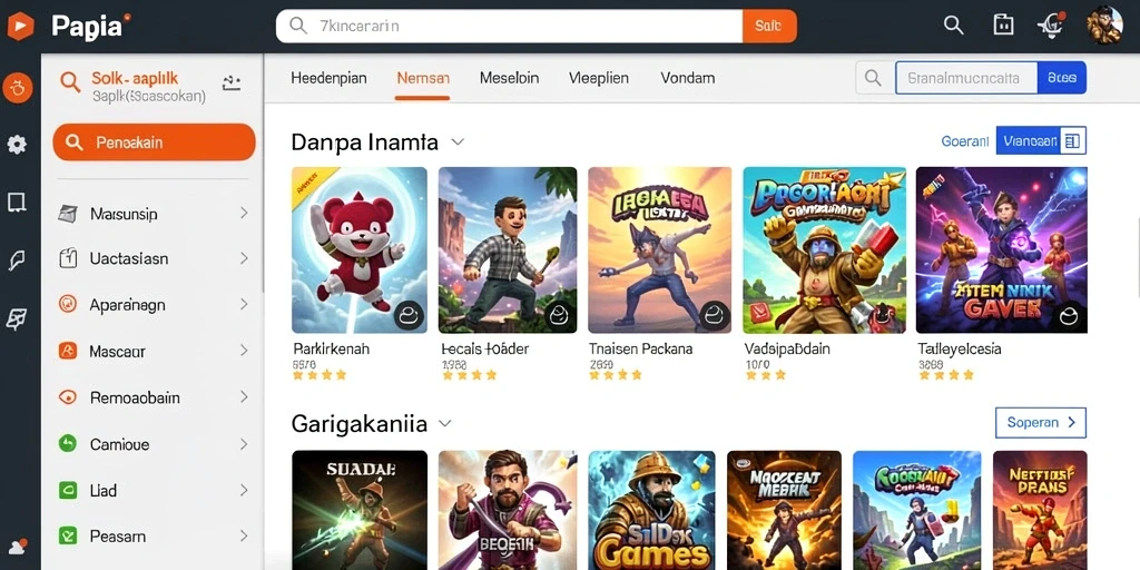 Gambar menampilkan aksi seru dalam game.