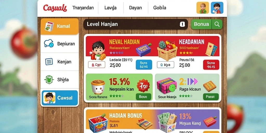 Tampilan antarmuka yang menarik dan user-friendly.
