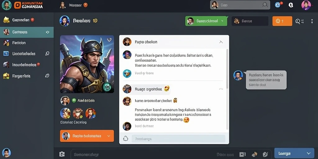 Tampilan menu utama yang menarik dan mudah dinavigasi.