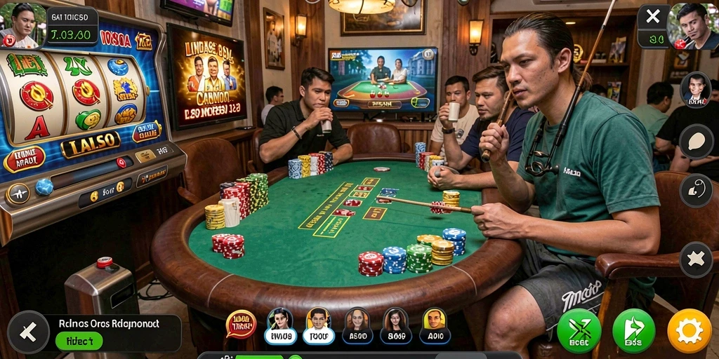 Tampilan awal game yang menarik dan penuh warna.