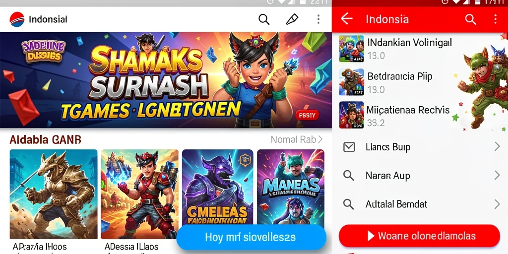 Tampilan awal yang menarik dan intuitif.