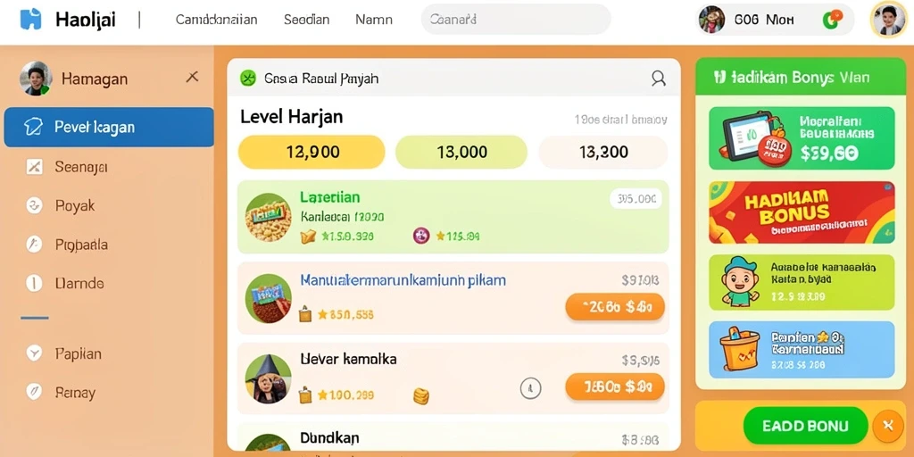 Tampilan antarmuka yang menarik dan mudah digunakan.
