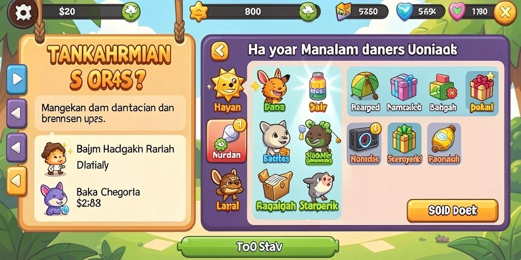 Tampilan antarmuka yang ramah pengguna.