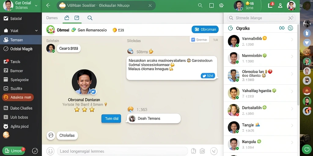 Tangkapan layar menunjukkan antarmuka permainan yang menarik.