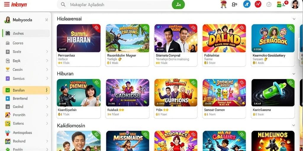 Tangkapan layar menunjukkan level pertama yang penuh warna.