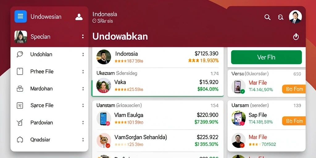 Tampilan antarmuka yang intuitif dan mudah digunakan.